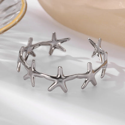Seaside Starfish Tarnish-Proof Cuff