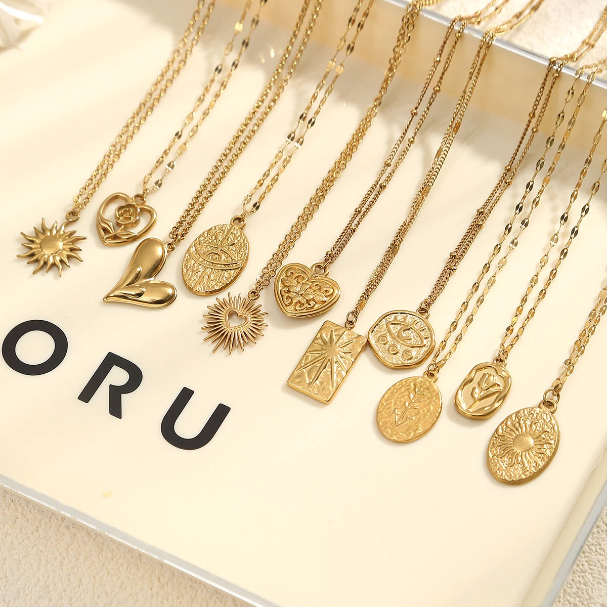 ✨ Abba’s Best Golden Essence Pendant Choker