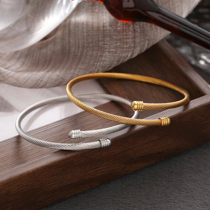 Timeless Vintage Geometric Gold Cuff