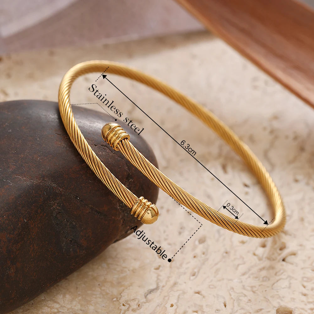 Timeless Vintage Geometric Gold Cuff