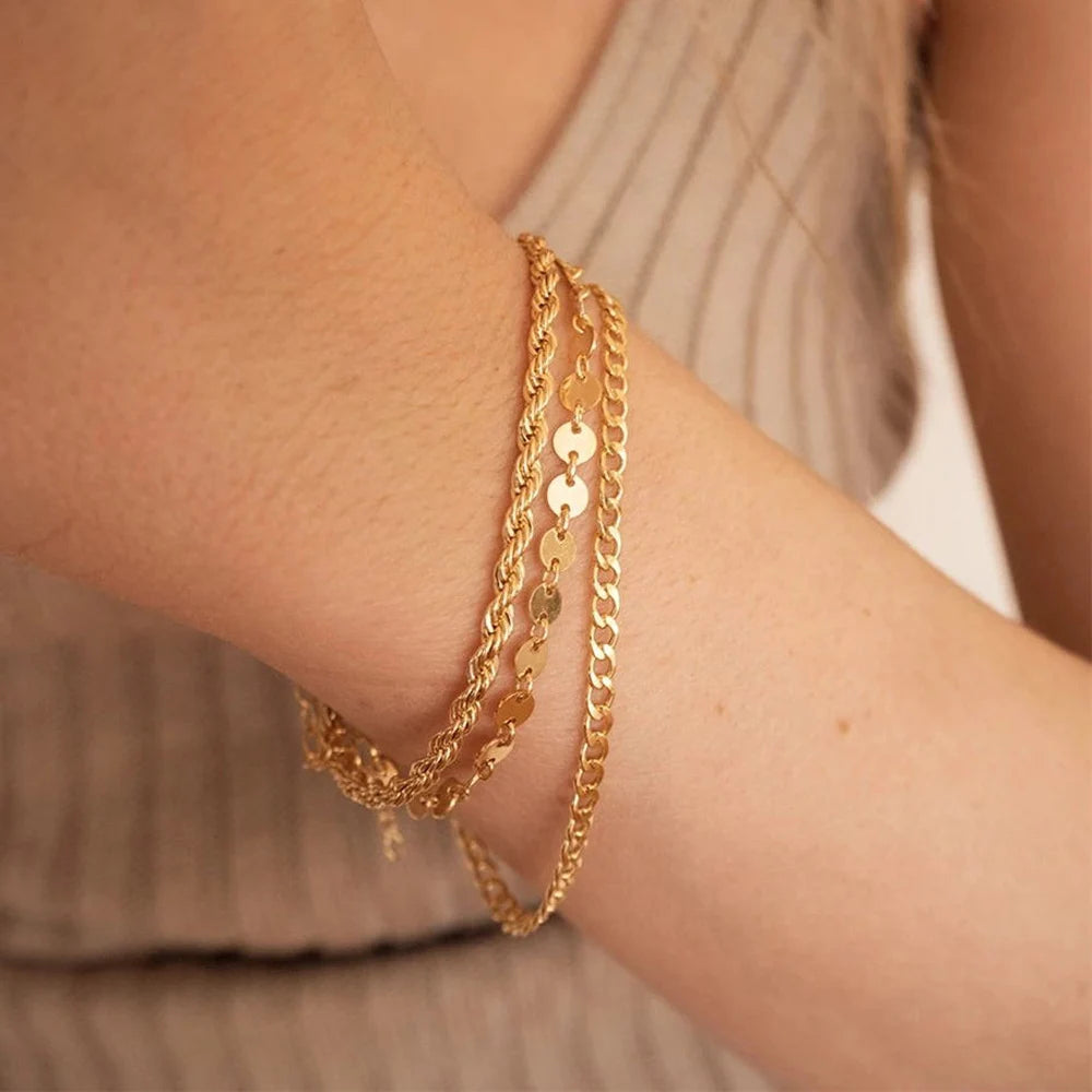 Signature Non-Tarnish Cuban Link Bracelet
