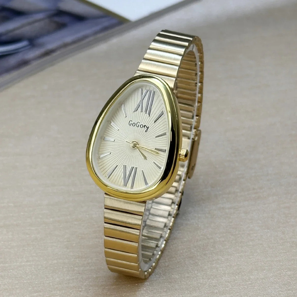 Serpent Head Luxury Wrap Timepiece