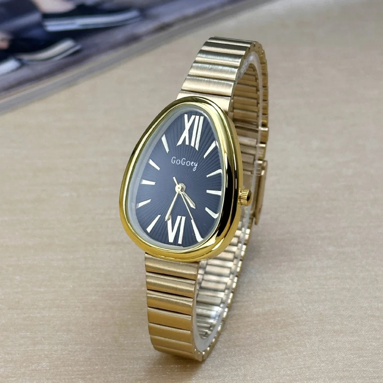 Serpent Head Luxury Wrap Timepiece